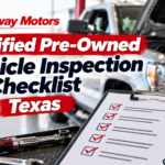 Certified Pre-Owned Vehicle Inspection Checklist Texas